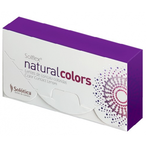 Lente de Contato Coloridas Solflex Natural Colors - Sem Grau